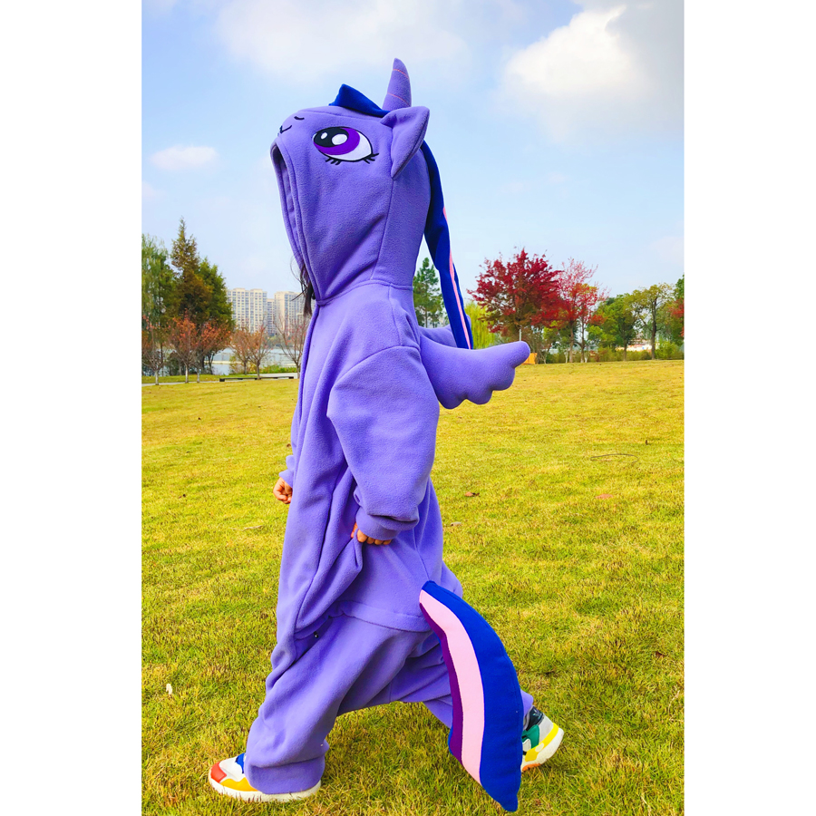 Children's Twilight Sparkle Kigurumi My Little Pony Pajamas - 4kigu