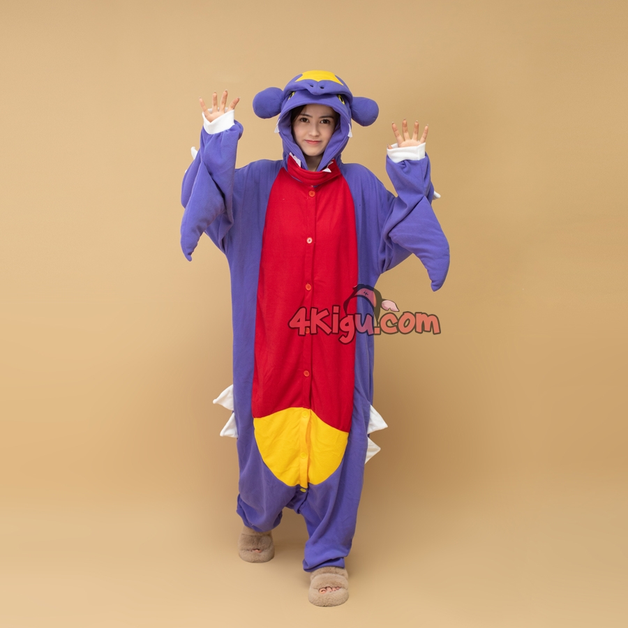 Garchomp Pocket Monsters Kigurumi Onesies - 4kigu