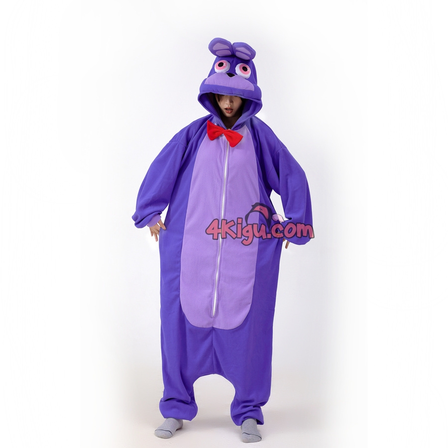 Robots Footed Hooded Adult onesie Pajamas